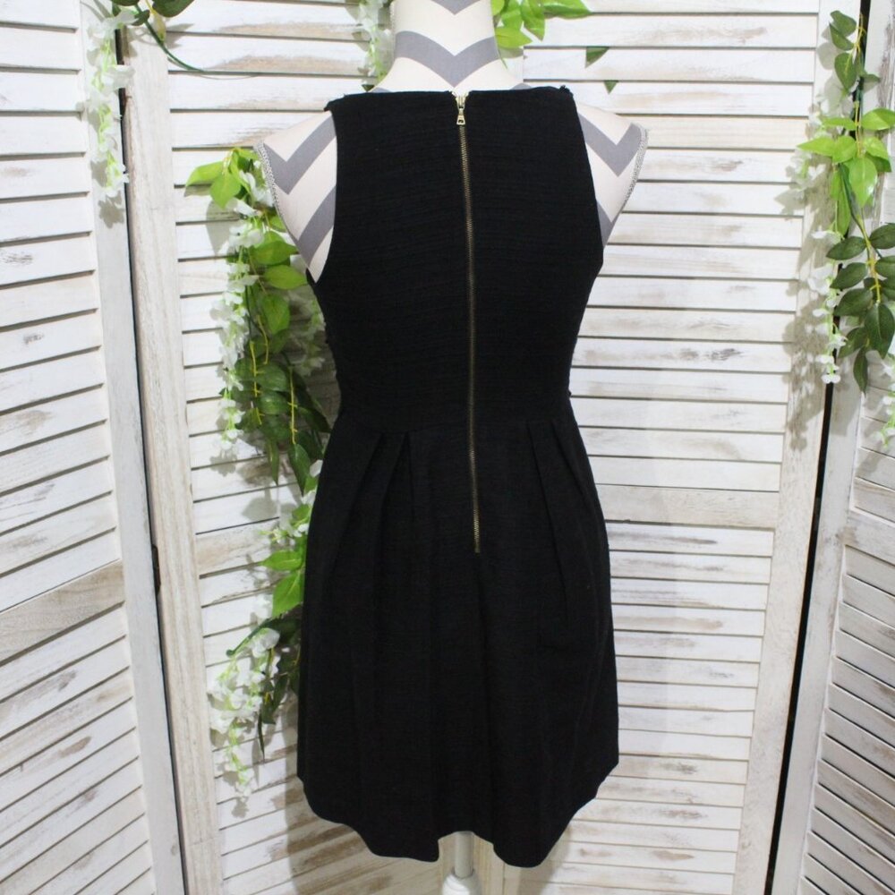 loft sleeveless A-line mini black dress (37) - Picture 7 of 15
